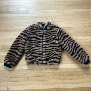 Art Class Tiger Faux Fur Jacket. Sz 7/8
